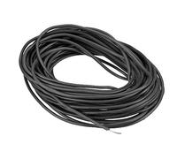 powerday 28AWG DIY Hobby Flexible Silicone Wire RC Cable red Black for RC Remote Control Electronic Battery Cable (Black, 10M)