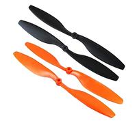 powerday 2pairs 1045 CW & CCW Propeller 10" Props for DJI Flamewheel F450 F550 Multirotor Black&Orange