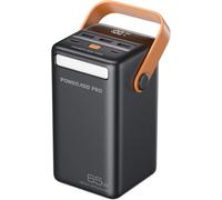 POWERΛDD PRO 50000mAh Power Bank 65W Fast Charging USB-C Portable Charger with LED Display & Flashlight, 4 Outputs Battery Pack Compatible with Laptop, iPhone 17, Samsung, iPad, Dell, Tablets & More