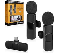 PowerDeWise Lavalier Microphone,iPhone Mic, Compatible with iPhone 7, 7 Plus, 8, 8 Plus, X, XR, XS, XS Max, 11, 11 Pro, 11 Pro Max, 12 Pro Max