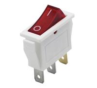 Powered 16A 250V Rockers Button Switches LED Toggles for Electric Cookers and Sounds Systems Light Illuminated