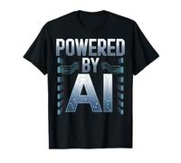 Powered by AI Robot Machine Data Prompt Engineer AI T-Shirt