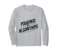 Powered by Algorithms Math Nerd Funny Long Sleeve T-Shirt