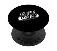 Powered by Algorithms Math Nerd Funny PopSockets Adhesive PopGrip