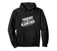 Powered by Algorithms Math Nerd Funny Pullover Hoodie