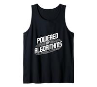 Powered by Algorithms Math Nerd Funny Tank Top