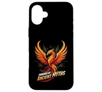 Powered By Ancient Myths Phoenix Fire Bird Case for iPhone 16 Plus