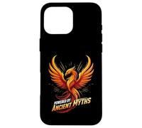 Powered By Ancient Myths Phoenix Fire Bird Case for iPhone 16 Pro Max
