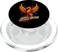 Powered By Ancient Myths Phoenix Fire Bird PopSockets PopGrip for MagSafe