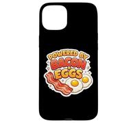 Powered By Bacon And Eggs Funny Carnivore Paleo Keto Diet Case for iPhone 15 Plus