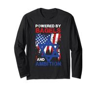 Powered by Bagels and Ambition Design Long Sleeve T-Shirt