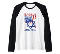 Powered by Bagels and Ambition Design Raglan Baseball Tee