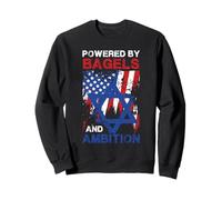 Powered By Bagels And Ambition Design Sweatshirt