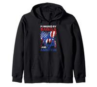 Powered By Bagels And Ambition Design Zip Hoodie
