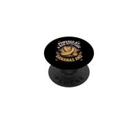 Powered by Bananas and a Bad Attitude Capuchin Monkey PopSockets Adhesive PopGrip