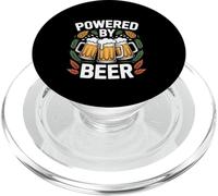 Powered By Beer Enthusiast Brewing Humor Lager PopSockets PopGrip for MagSafe