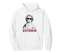 Powered by Beethoven Funny Classical Music Composer Pullover Hoodie