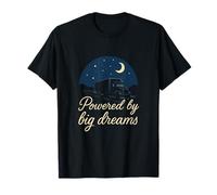 Powered By Big Dreams Trucker Night Sky Art T-Shirt