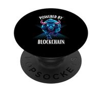 Powered by Blockchain Bull PopSockets Adhesive PopGrip