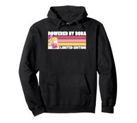 Powered By Boba Limited Edition Retro 70s Camp Style Pullover Hoodie