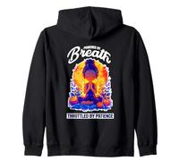POWERED BY BREATH THROTTLED BY PATIENCE Zip Hoodie