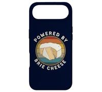 Powered By Brie Cheese Funny Retro French Cheese Lovers Case for iPhone Air