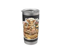Powered By Butter Bunny Baker Pastry Humor Stainless Steel Insulated Tumbler