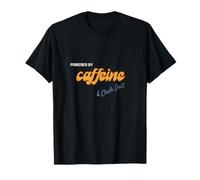 Powered by Caffeine and Chalk Dust - Funny Bouldering Gift T-Shirt