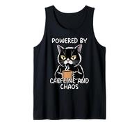 Powered by Caffeine and Chaos Tank Top