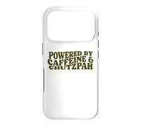 powered by Caffeine and Chutzpah funny jewish yiddish Hustle Case for iPhone 17 Pro
