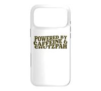 powered by Caffeine and Chutzpah funny jewish yiddish Hustle Case for iPhone 17 Pro Max