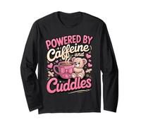Powered by Caffeine and Cuddles Peds Nurse Long Sleeve T-Shirt