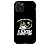 Powered By Caffeine and Electromagnetism Funny Engineer Case for iPhone 11 Pro