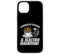 Powered By Caffeine and Electromagnetism Funny Engineer Case for iPhone 14 Plus