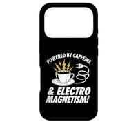 Powered By Caffeine and Electromagnetism Funny Engineer Case for iPhone 17 Pro