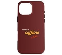 Powered by Caffeine and FOMO Stock Market Trader Case for iPhone 16 Pro Max