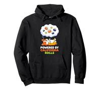 Powered by California Rolls Kawaii Corgi Dog Sushi Pullover Hoodie