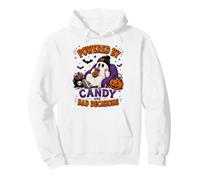 Powered By Candy And Bad Decisions Funny Halloween Costume Pullover Hoodie