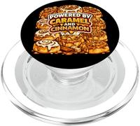 Powered By Caramel And Cinnamon Pecan Apple Maple Honey Bun PopSockets PopGrip for MagSafe