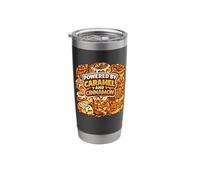 Powered by Caramel and Cinnamon Pecan Apple Maple Honey Bun Stainless Steel Insulated Tumbler
