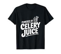 Powered by Celery Juice Enthusiast Funny Health T-Shirt