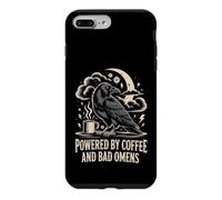 Powered By Coffee And Bad Omens Gothic Raven Art Case for iPhone 7 Plus/8 Plus