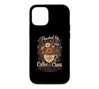 Powered By Coffee And Chaos Mama In the Bloom Case for iPhone 12/12 Pro