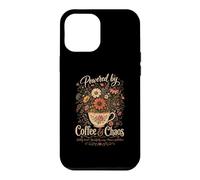 Powered By Coffee And Chaos Mama In the Bloom Case for iPhone 12 Pro Max