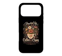 Powered By Coffee And Chaos Mama In the Bloom Case for iPhone 17 Pro Max