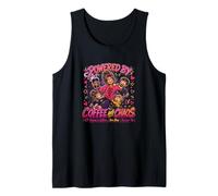 Powered By Coffee and Chaos Mom Fuel Humor Tank Top