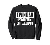 Powered By Coffee And Chaos Twin Daddy Sweatshirt