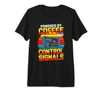 Powered By Coffee and Control Signals Engineer Premium T-Shirt