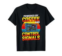 Powered by Coffee and Control Signals Engineer T-Shirt