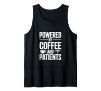 Powered By Coffee and Patients Nurse Doctor Tank Top